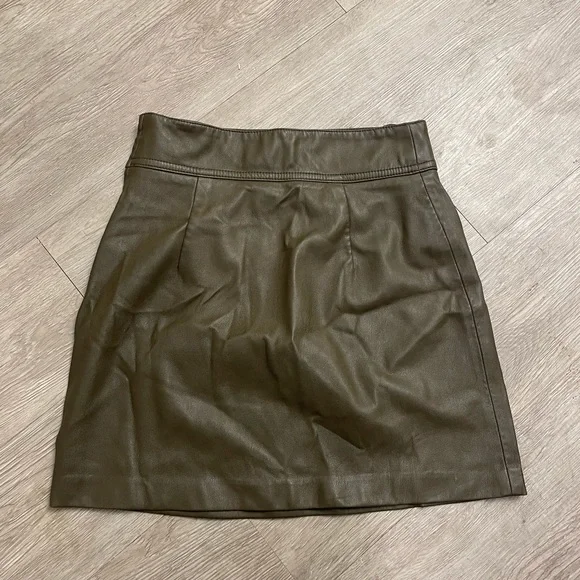 MNG Mango faux leather mini skirt small - Picture 4 of 10